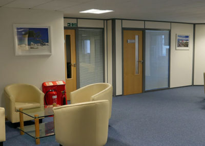 Business Lounge - Comfy sofas and chairs in an open space