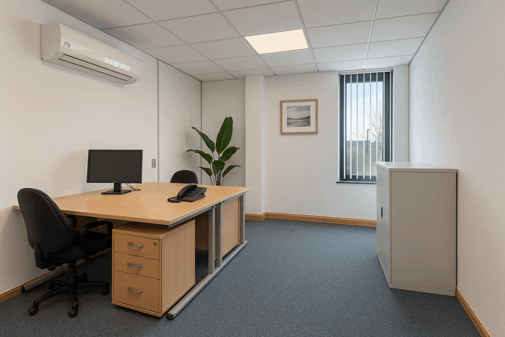 2 desk external office.